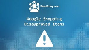 Google Shopping Disapproved Items