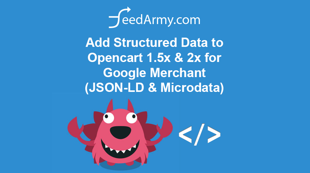 Add Structured Data to Opencart 1.5x & 2x for Google Merchant (JSON-LD & Microdata)