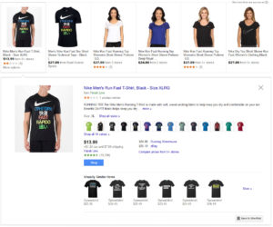 Google Shopping More Options