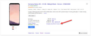 Google Shopping Compare Prices From