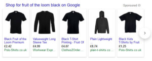 Google Shopping Carousel