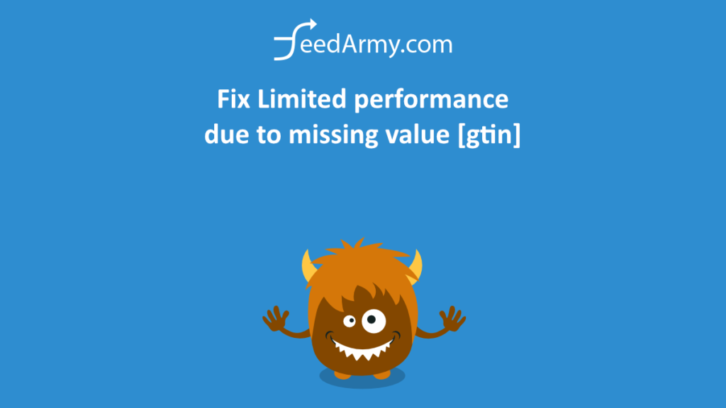 Fix Limited performance due to missing value [gtin]