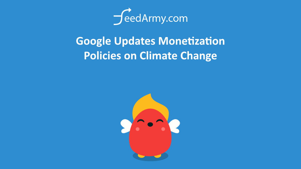 Google Updates Monetization Policies on Climate Change