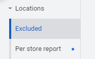 Google Shopping Locations Bug