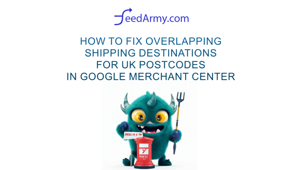How To Fix Overlapping Shipping Destinations For UK Postcodes in Google Merchant Center
