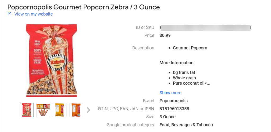 Google Flagging Popcorn As Sexual